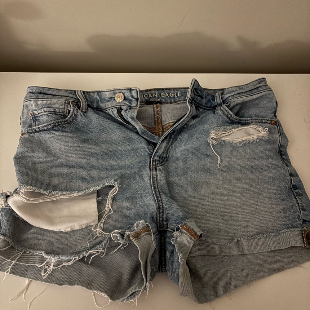 American Eagle Distressed Denim Shorts